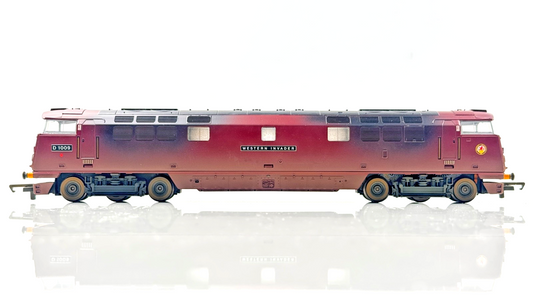HORNBY 00 GAUGE - R2475 - CLASS 52 DIESEL D1009 BR MAROON 'WESTERN INVADER'