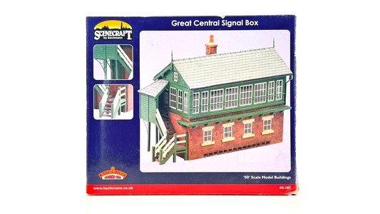 BACHMANN 00 GAUGE SCENECRAFT - 44-187 - GREAT CENTRAL SIGNAL BOX LOUGHBOROUGH