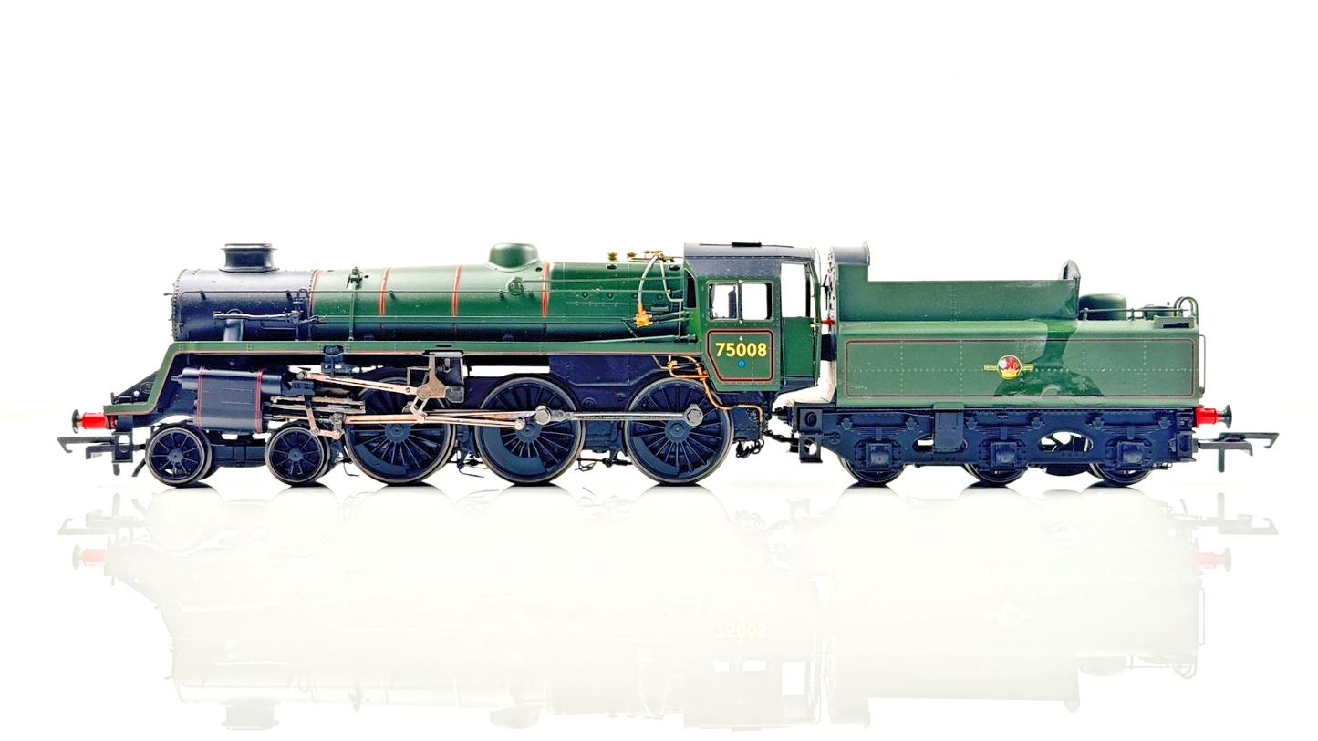 HORNBY 00 GAUGE - R3547 - BR LATE 4-6-0 STANDARD 4MT 75008 GREEN - NOT PERFECT