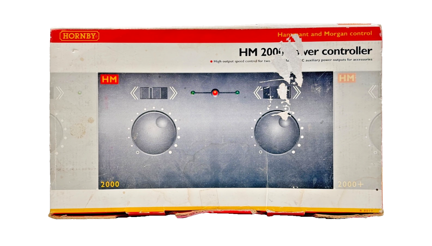 HORNBY 00 GAUGE - R8012 - HM2000 TWIN TRACK DC ANALOGUE POWER CONTROLLER BOXED
