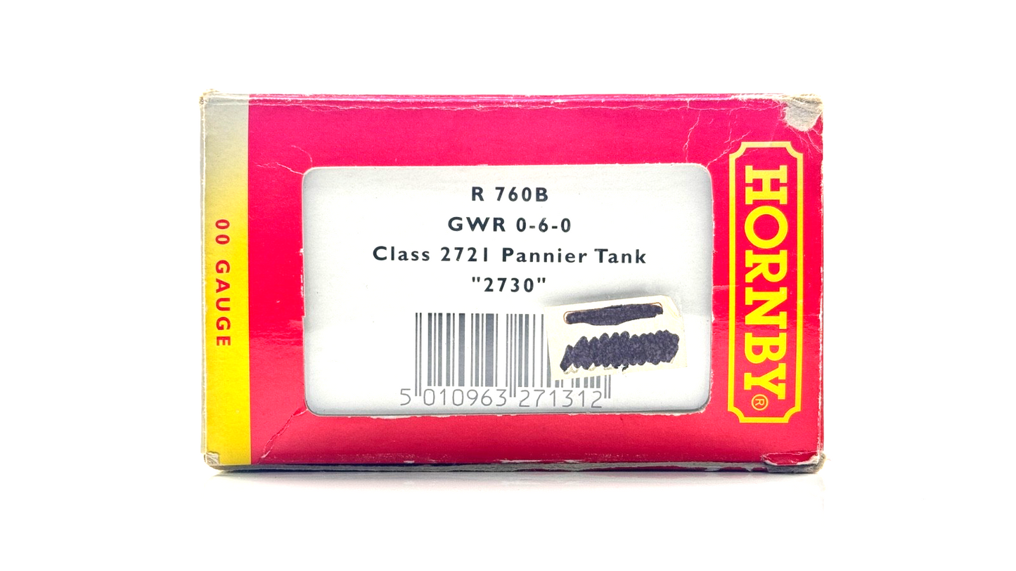 HORNBY 00 GAUGE - R760B - GWR GREAT WESTERN GREEN 0-6-0 2721 PANNIER TANK 2730