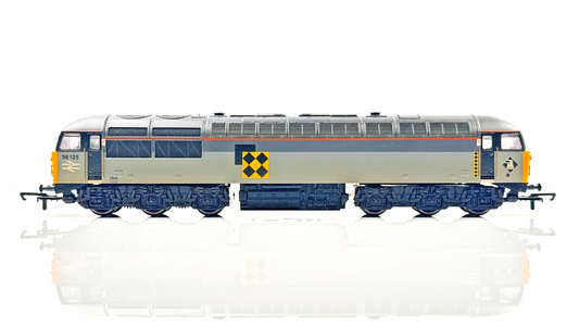 HORNBY 00 GAUGE - R2477B - CLASS 56 DIESEL 56125 TRANSRAIL RAILFREIGHT GREY (W)