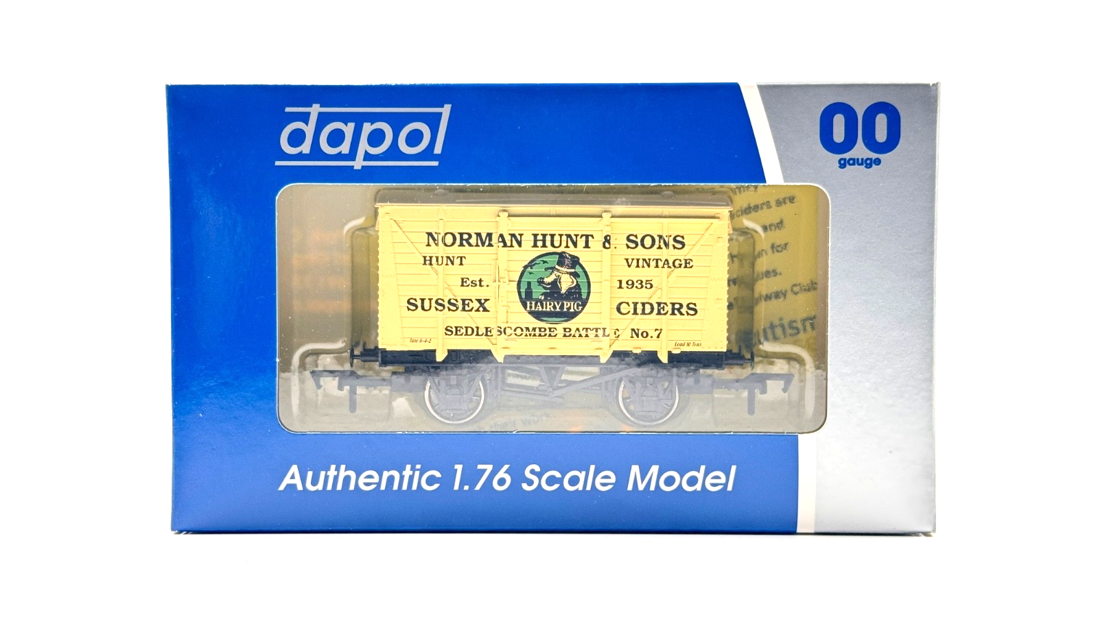 DAPOL 00 GAUGE - NORMAN HUNT SUSSEX CIDERS VENT VAN NO.7 (LIMITED EDITION)