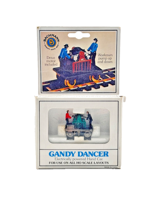 BACHMANN 00 HO GAUGE - 46202 - GANDY DANCER MOTORISED HAND CAR - BOXED