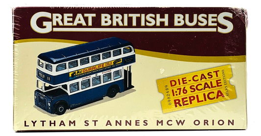 ATLAS EDITIONS 1/76 - GREAT BRITISH BUSES 'LYTHAM ST ANNES' MCW ORION - BOXED