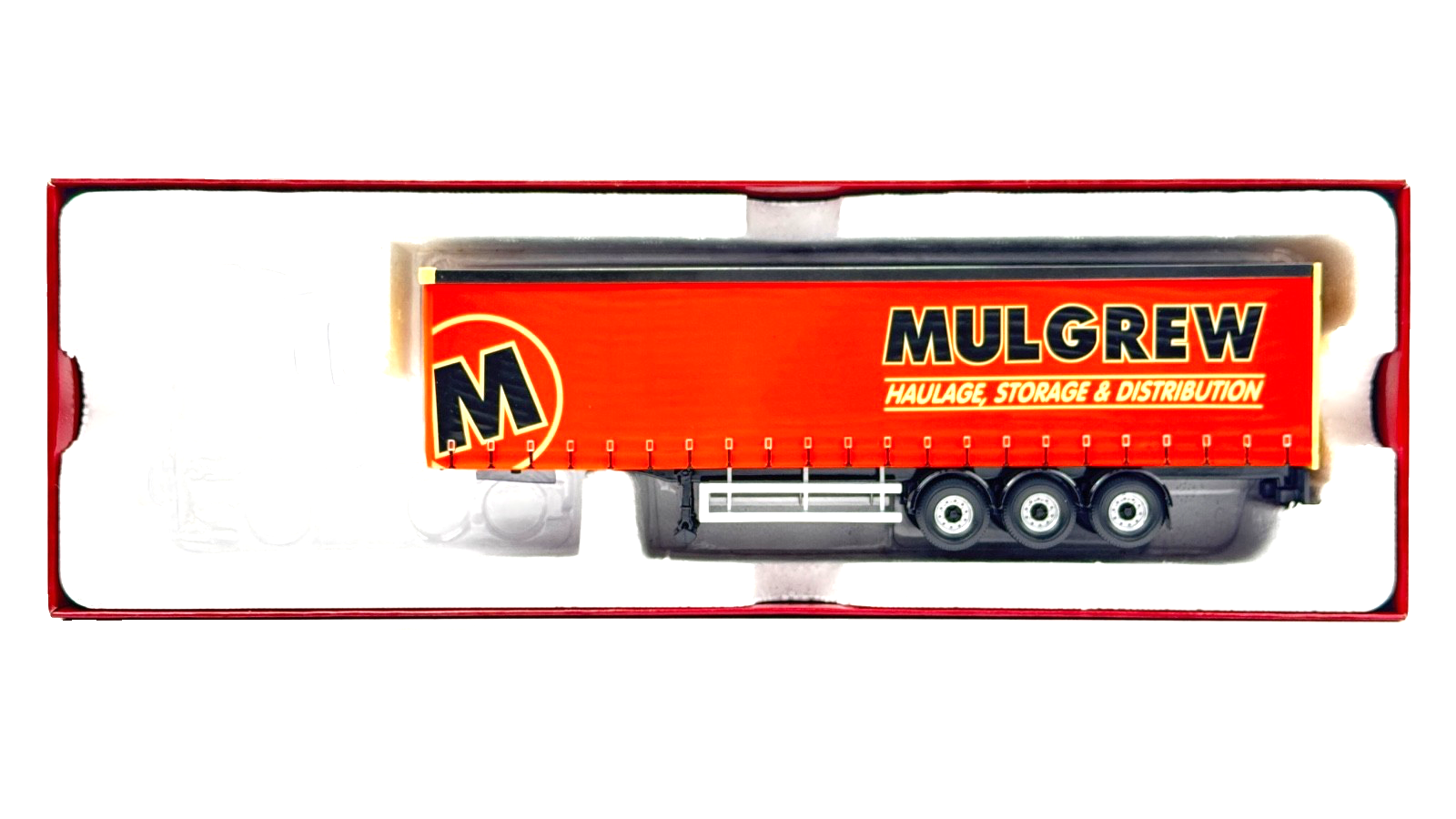 CORGI 1/50 SCALE - CC13740 - MULGREW HAULAGE STORAGE TRAILER ONLY - BOXED