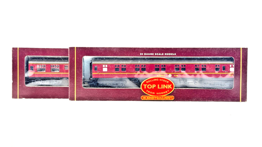 HORNBY 00 GAUGE - R441/R461 - BR MK1 MAROON BUFFET/SLEEPER COACHES - BOXED
