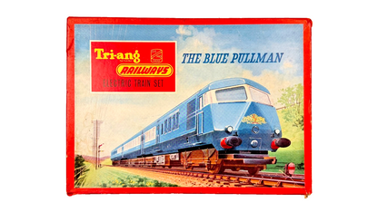 TRIANG HORNBY 00 GAUGE - RS.52 - BLUE PULLMAN 3 CAR LOCOMOTIVE & TRACK PACK 2