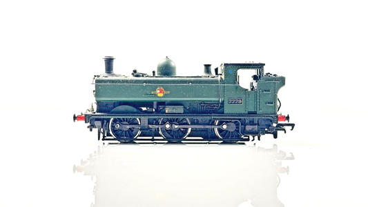 BACHMANN 00 GAUGE - BR GREEN 0-6-0 PANNIER TANK 7779 RENUMBERED - UNBOXED