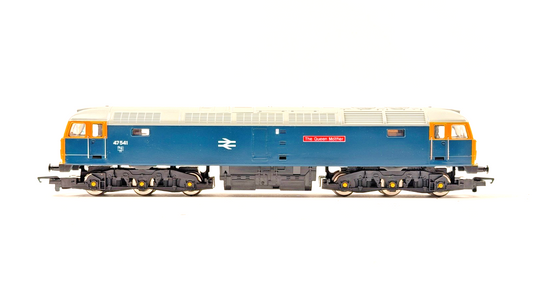 HORNBY 00 GAUGE - CLASS 47 DIESEL 47541 BR BLUE "THE QUEEN MOTHER" UNBOXED