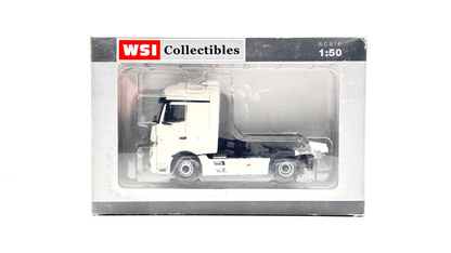 WSI 1/50 SCALE - 03-1134 - WHITE LINE MERCEDES MP 4 BIGASPACE TRACTOR UNIT BOXED