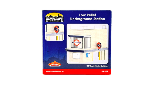 BACHMANN 00 GAUGE SCENECRAFT - 44-221 - LOW RELIEF LONDON UNDERGROUND STATION