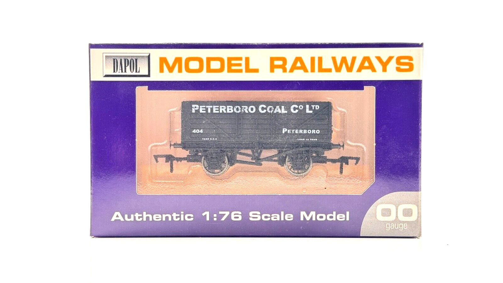 DAPOL 00 GAUGE - PETERBOROUGH COAL COMPANY WAGON NO.404 - BOXED