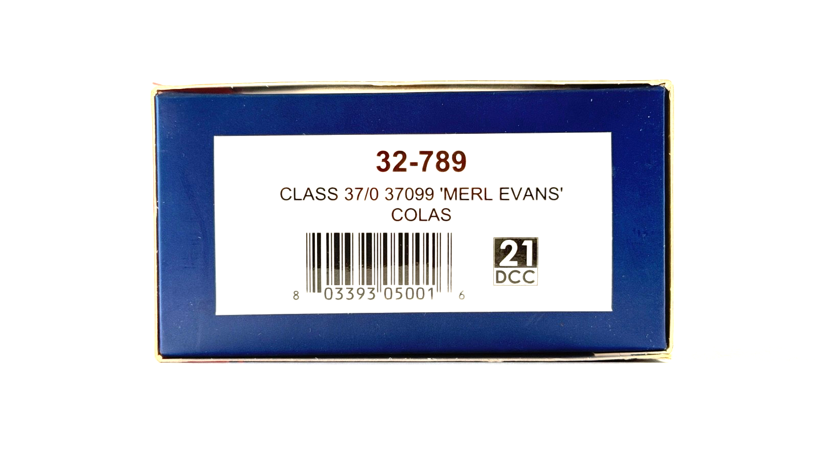 BACHMANN 00 GAUGE - 32-789 - CLASS 37/0 37099 MERL EVANS COLAS RAIL BOXED