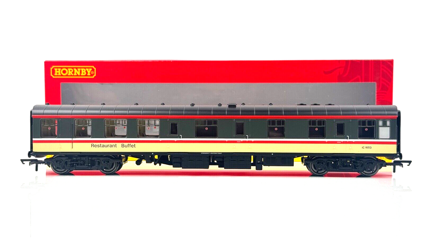 HORNBY 00 GAUGE - R4974A - BR INTERCITY MK1 CATERING (RBR) COACH NO.IC1653 BOXED