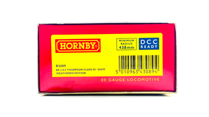 HORNBY 00 GAUGE - R3089 - BR BLACK 2-8-0 THOMPSON CLASS O1 63670 WEATHERED ED