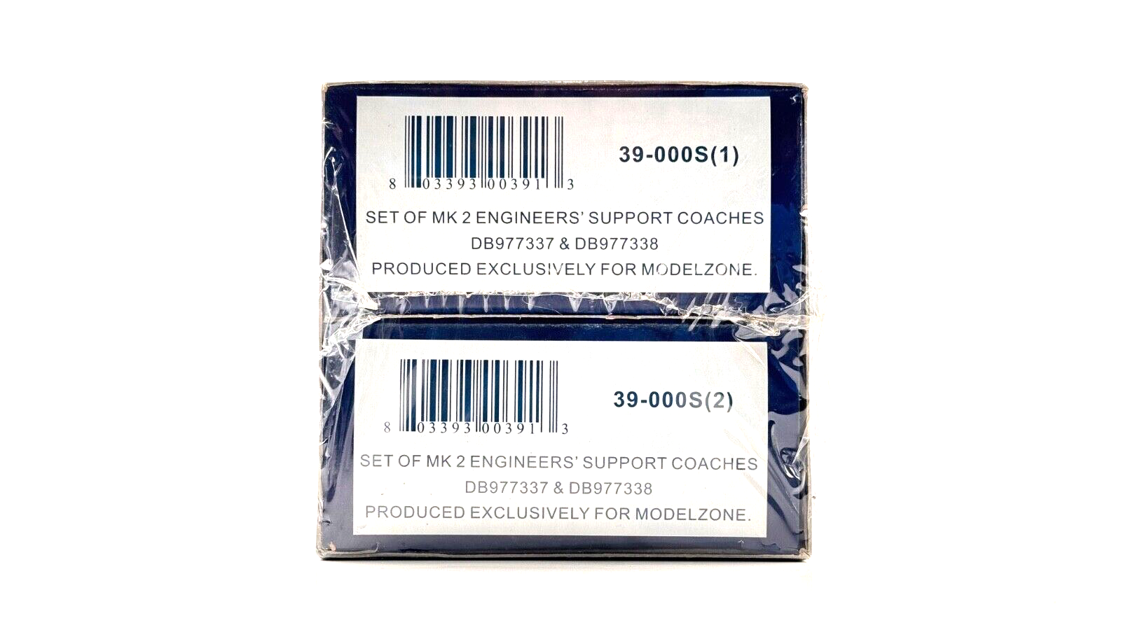 BACHMANN 00 GAUGE - 39-000S - MK2 ENGINEERS SUPPORT COACHES MODELZONE TWIN SET