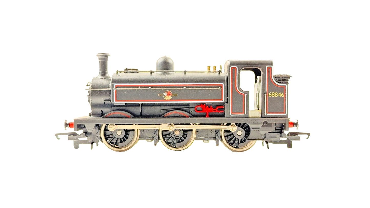 HORNBY 00 GAUGE - R186 - BR BLACK 0-6-0ST LOCOMOTIVE CLASS J52 68846 BOXED