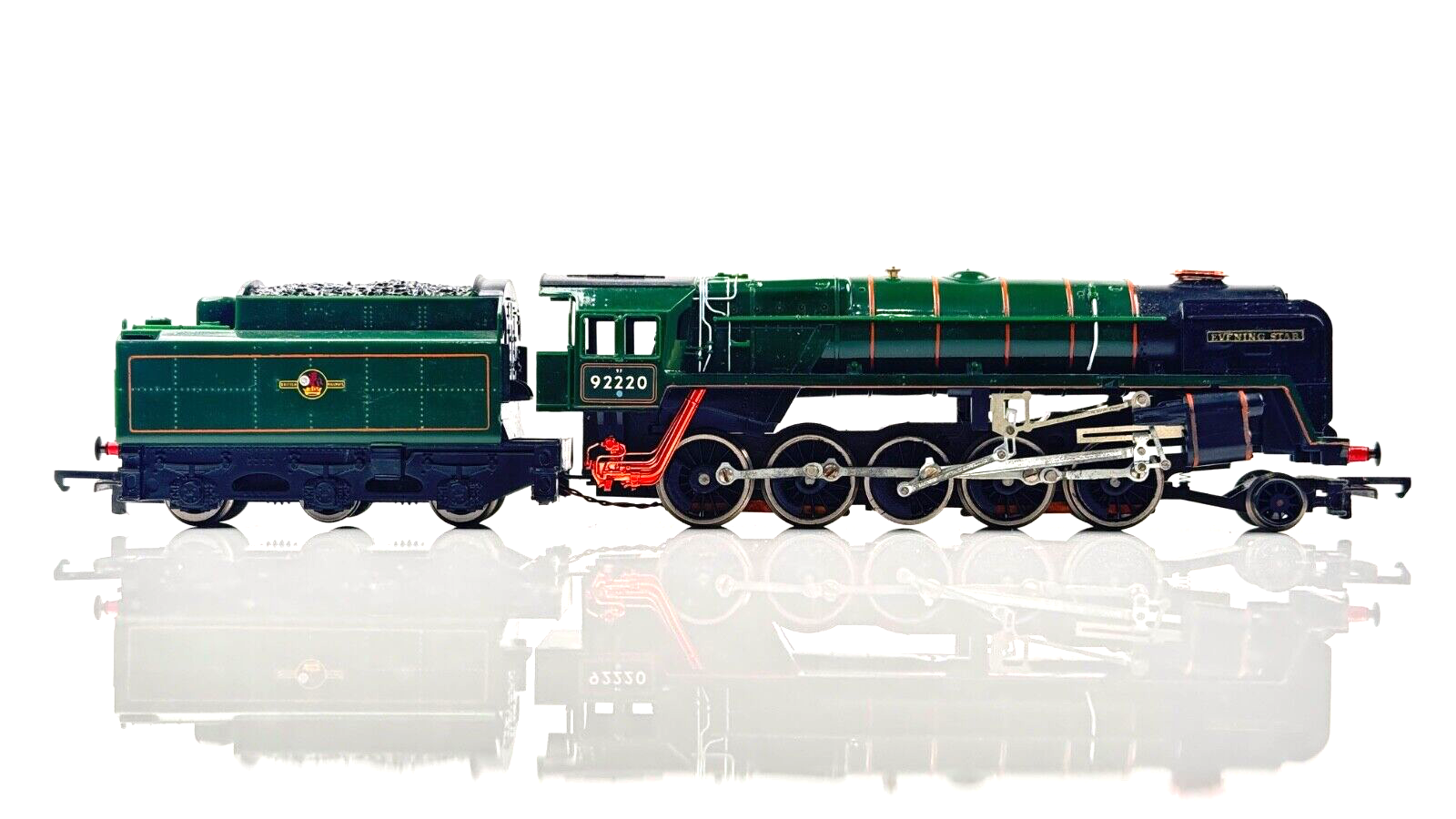 HORNBY 00 GAUGE - R861 - BR GREEN 2-10-0 CLASS 9F 'EVENING STAR' 92220 - BOXED