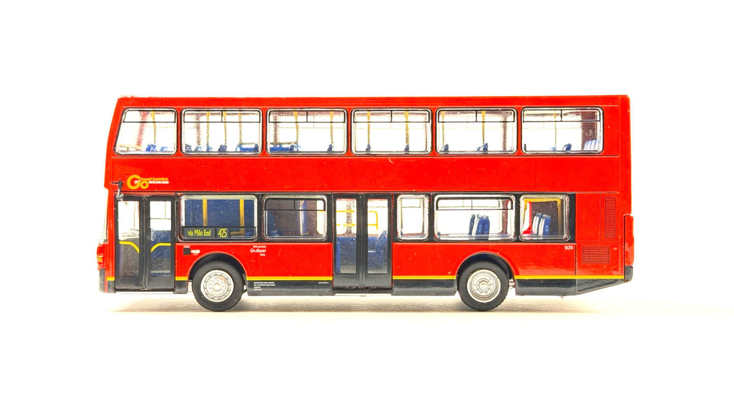 BRITBUS ES2-04B - 1/76 SCALE - SCANIA OMNIDEKKA GO AHEAD LONDON STRATFORD NO.425