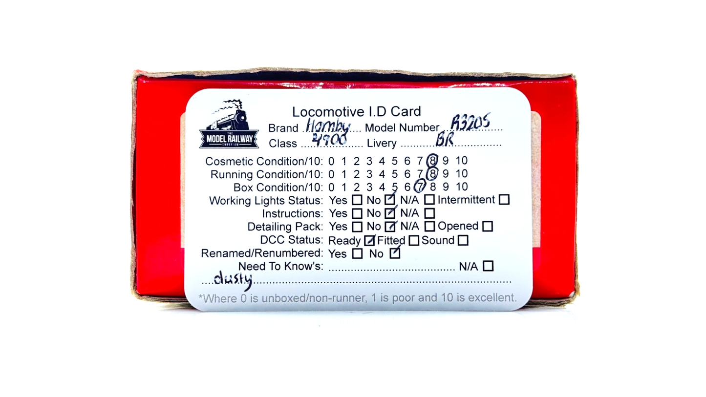 HORNBY 00 GAUGE - R3205 - BR GREEN 4-6-0 CLASS 4900 ROOD ASHTON HALL 4965 BOXED