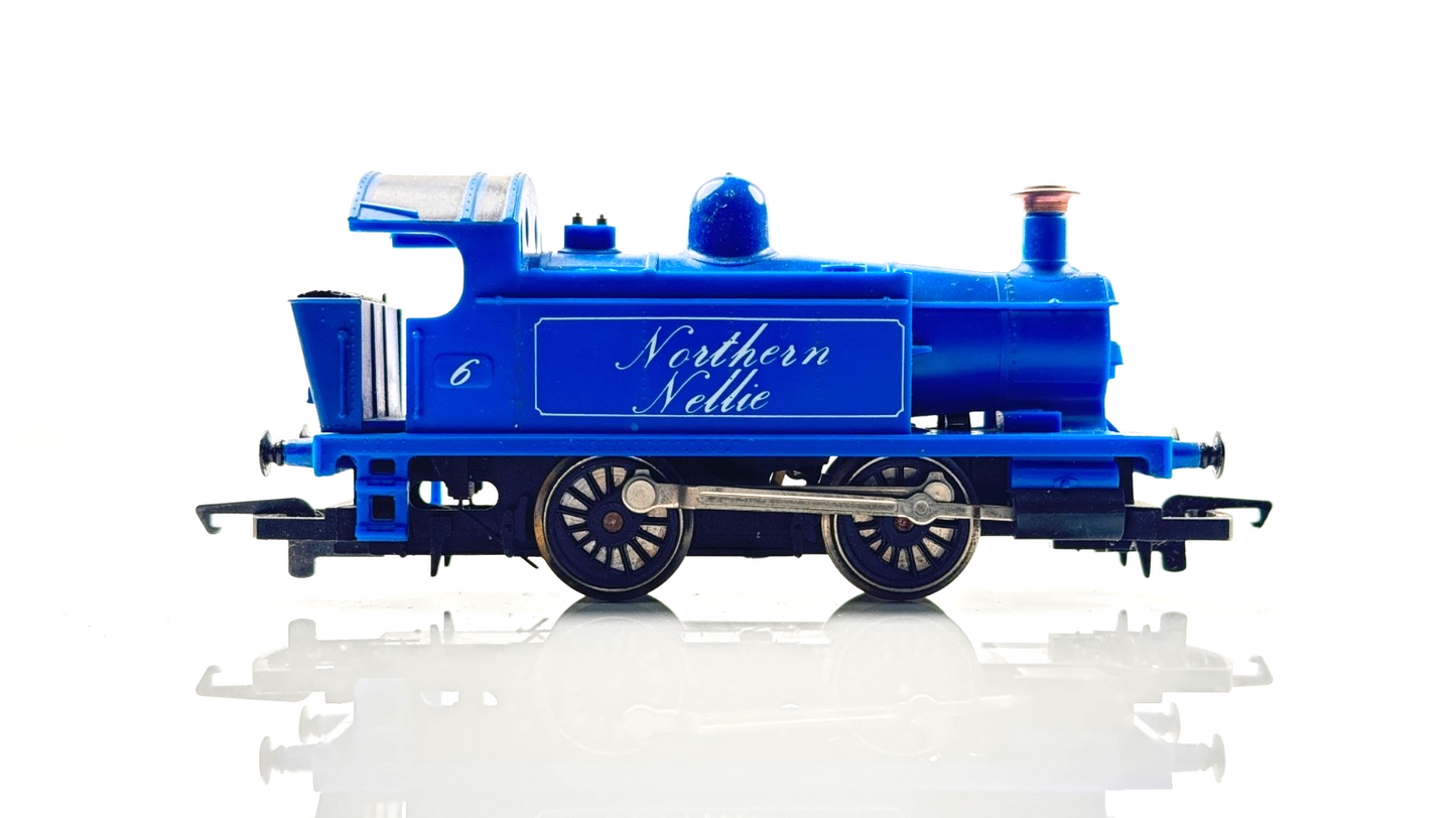 HORNBY 00 GAUGE - R758 - NORTHERN NELLIE BLUE 0-4-0 INDUSTRIAL TANK ENGINE NO.6