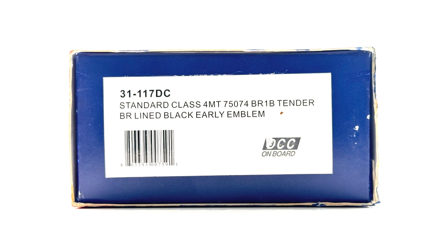 BACHMANN 00 GAUGE - 31-117DC - STANDARD CLASS 4MT 75074 BR BLACK DCC FITTED