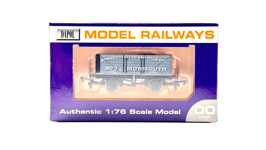 DAPOL 00 GAUGE - MONMOUTH STEAM SAW MILLS WAGON NO.1 (LIMITED EDITION)