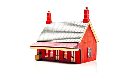 HORNBY 00 GAUGE SKALEDALE - R8530 - RED BRICK STATION WAITING ROOM - UNBOXED