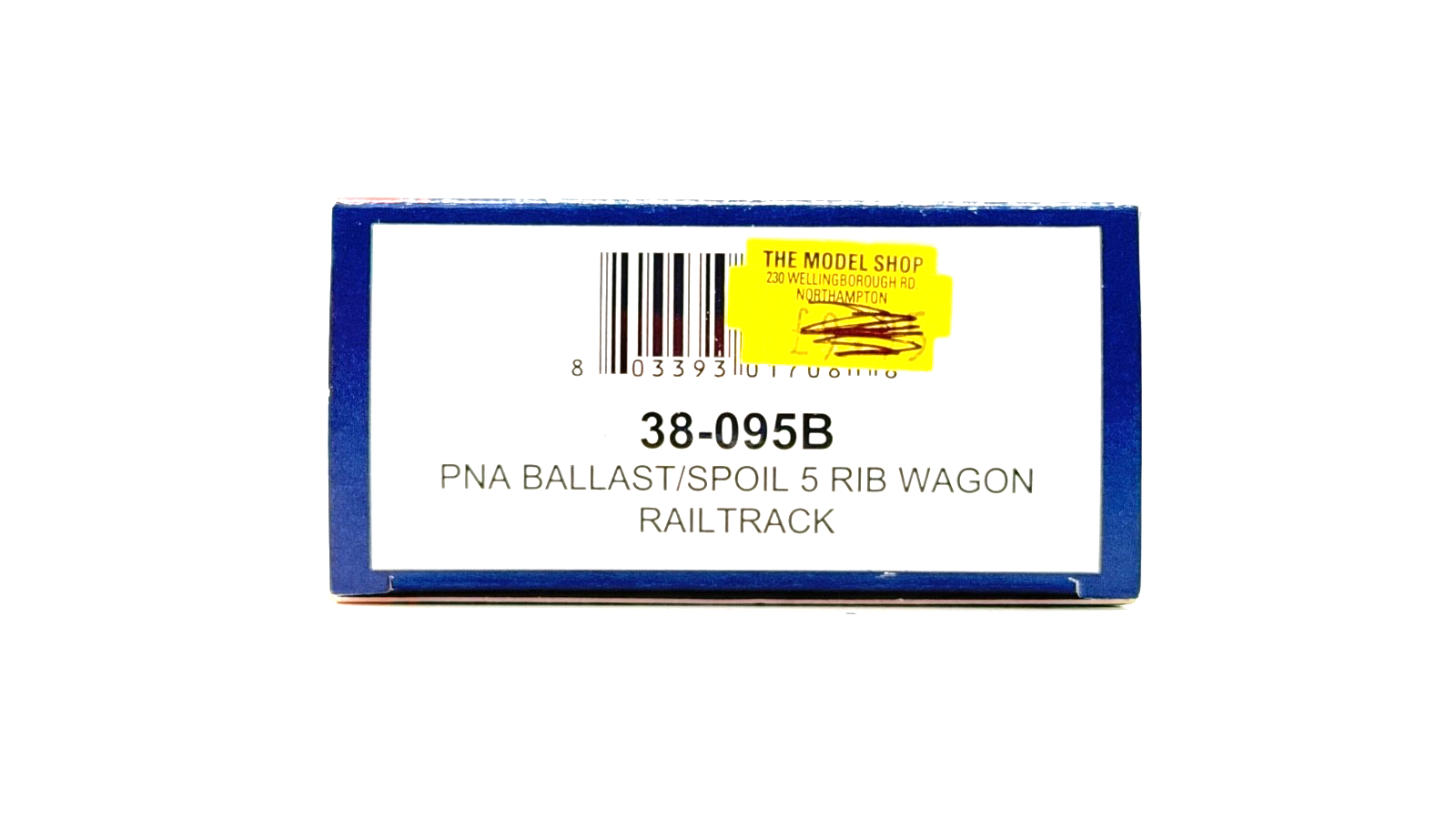 BACHMANN 00 GAUGE - 38-095B - 34 TON PNA BALLAST SPOIL 5 RIB WAGON RAILTRACK