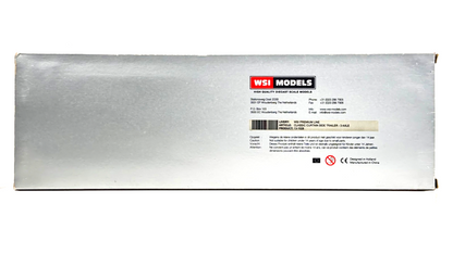 WSI 1/50 SCALE - 13-1028 - CLASSIC CURTAIN SIDE TRAILER 3 AXLE REFINISHED GREEN