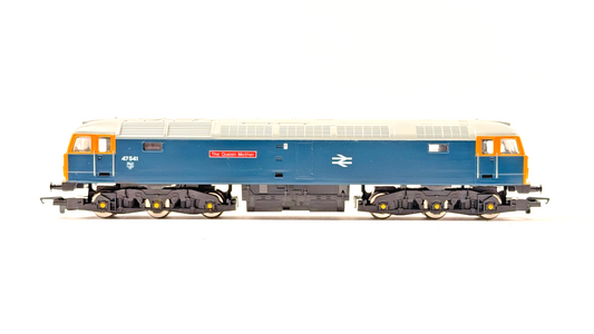 HORNBY 00 GAUGE - CLASS 47 DIESEL 47541 BR BLUE "THE QUEEN MOTHER" UNBOXED