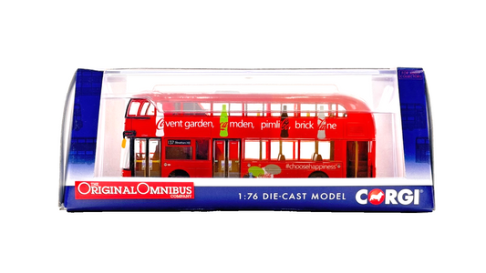 CORGI OOC 1/76 SCALE - OM46615A - NEW ROUTEMASTER ARRIVA 137 STREATHAM HILL NEW