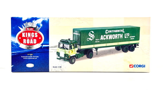 CORGI 1/50 SCALE - CC12602 - SCAMMELL CRUSADER TILT TRAILER C.R.T.S ACKWORTH LTD