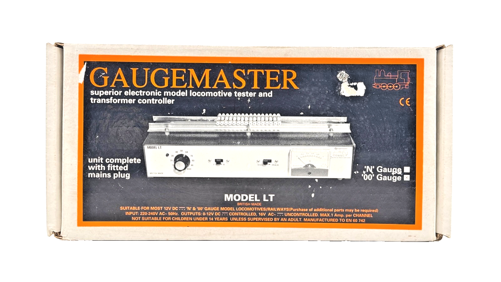 GAUGEMASTER 00 GAUGE - "MODEL LT" SUPERIOR LOCOMOTIVE TESTER ROLLING ROAD BOXED