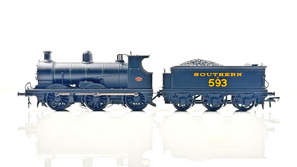 BACHMANN 00 GAUGE - 31-464 - C CLASS A593 SOUTHERN LINED BLACK LOCOMOTIVE BOXED