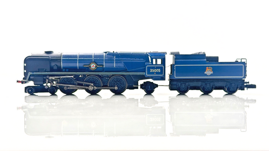 GRAHAM FARISH N GAUGE - 372-301 - MERCHANT NAVY 35005 CANADIAN PACIFIC BR BLUE