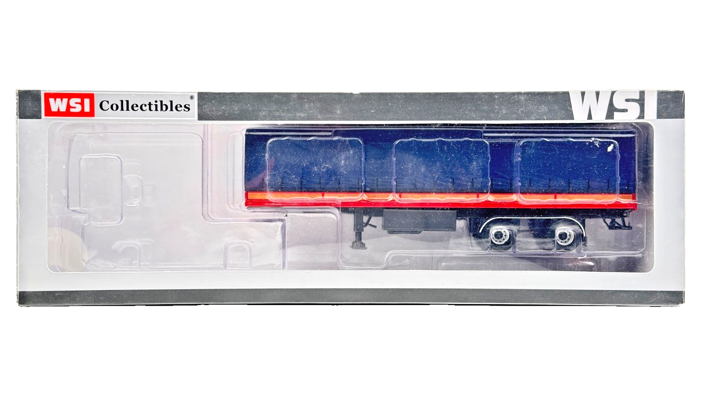 WSI 1/50 SCALE - 13-1022 - CLASSIC CURTAIN SIDE TRAILER 2 AXLE BOXED