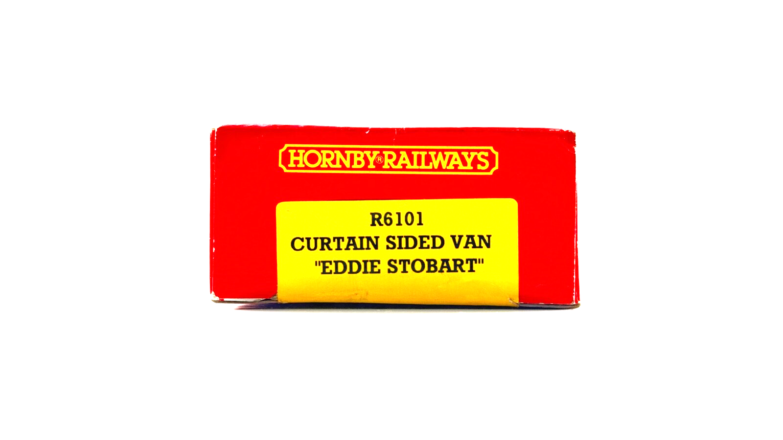 HORNBY 00 GAUGE - R6101 - CURTAIN SIDED VAN EDDIE STOBART EXPRESS RAIL FREIGHT