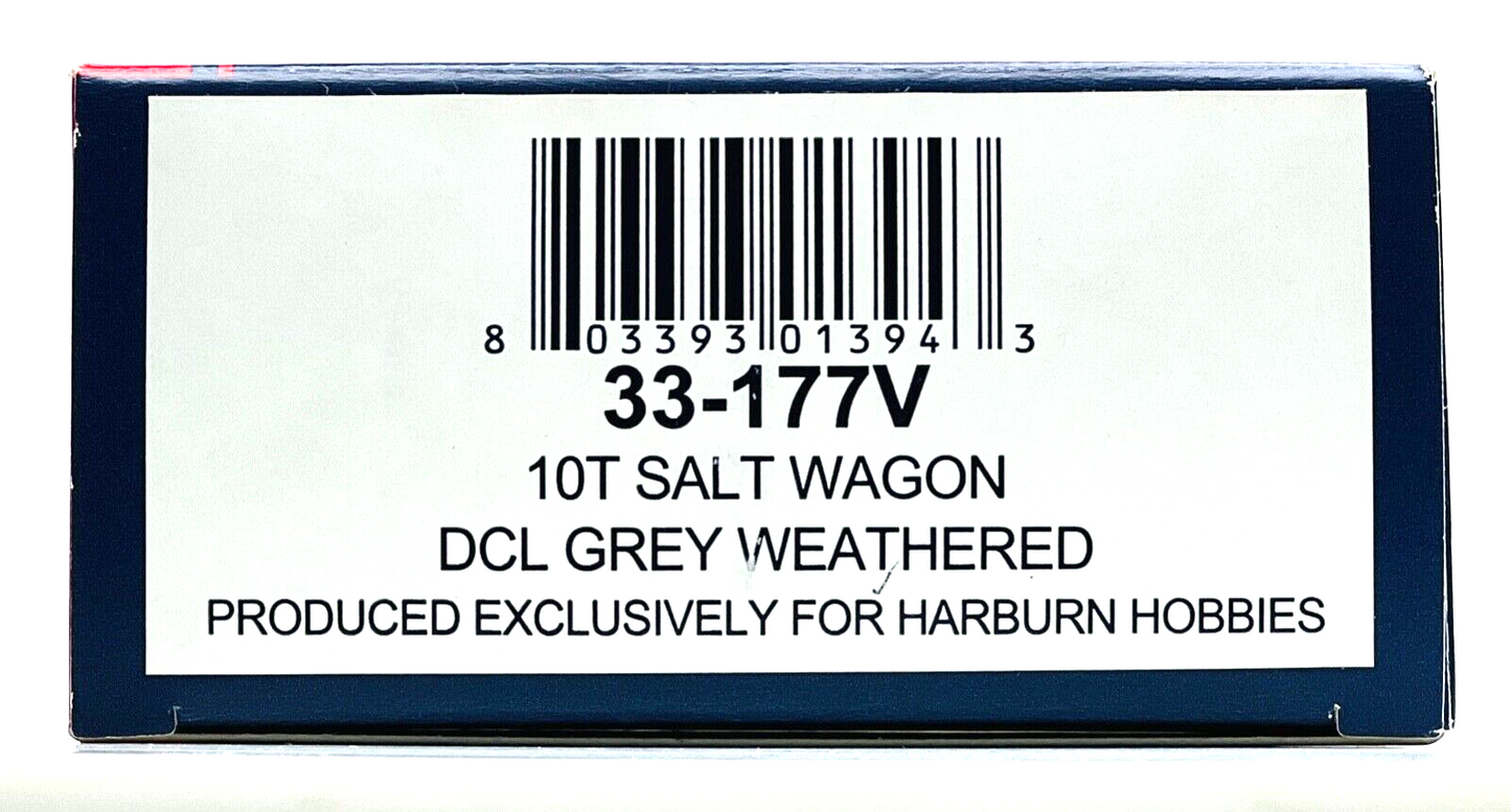 BACHMANN 00 GAUGE - 33-177V - SALT WAGON 'DCL GREY' WEATHERED HARBURN HOBBIES