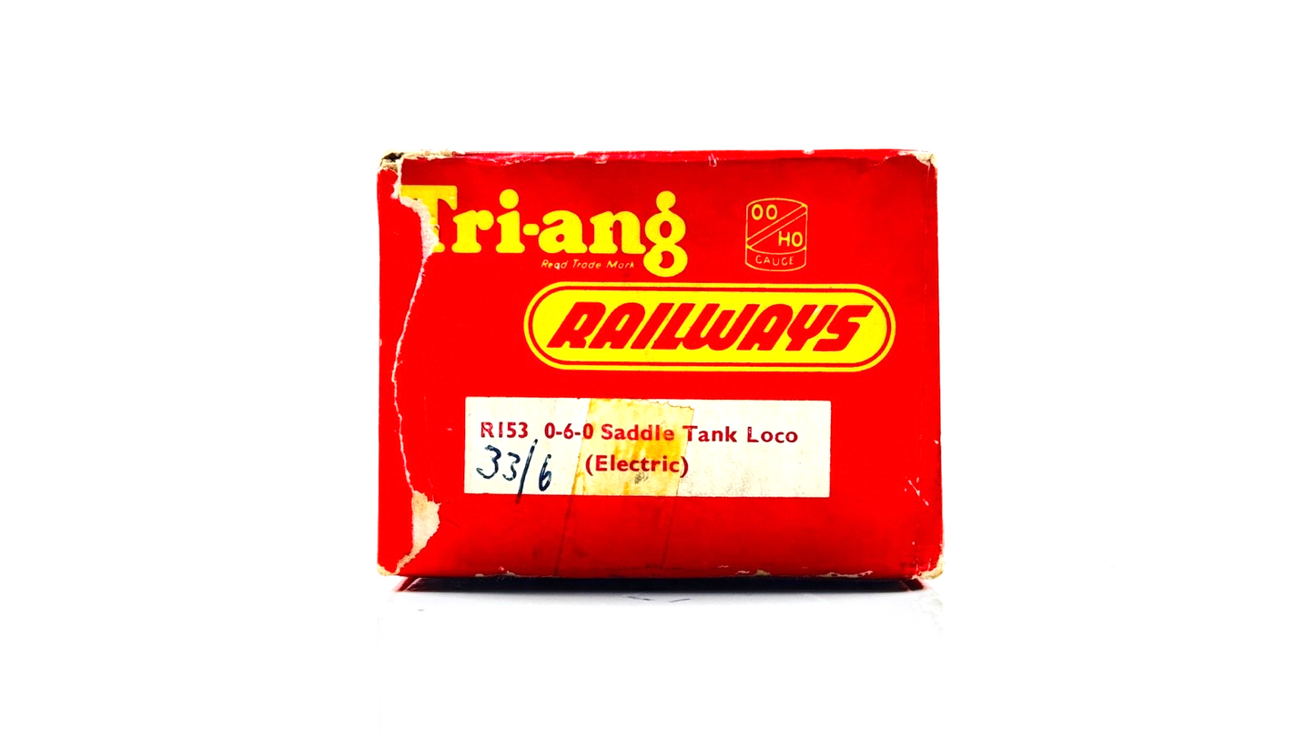 TRIANG 00 GAUGE - R153 - 0-6-0 SADDLE TANK LOCO BR BLACK 748 - BOXED