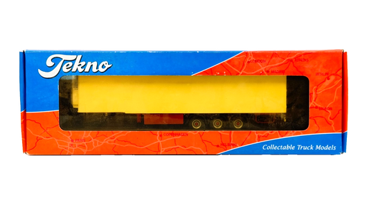 TEKNO 1/50 SCALE - REFRIGERATED WHITE & RED TRAILER THERMO KING - INCORRECT BOX