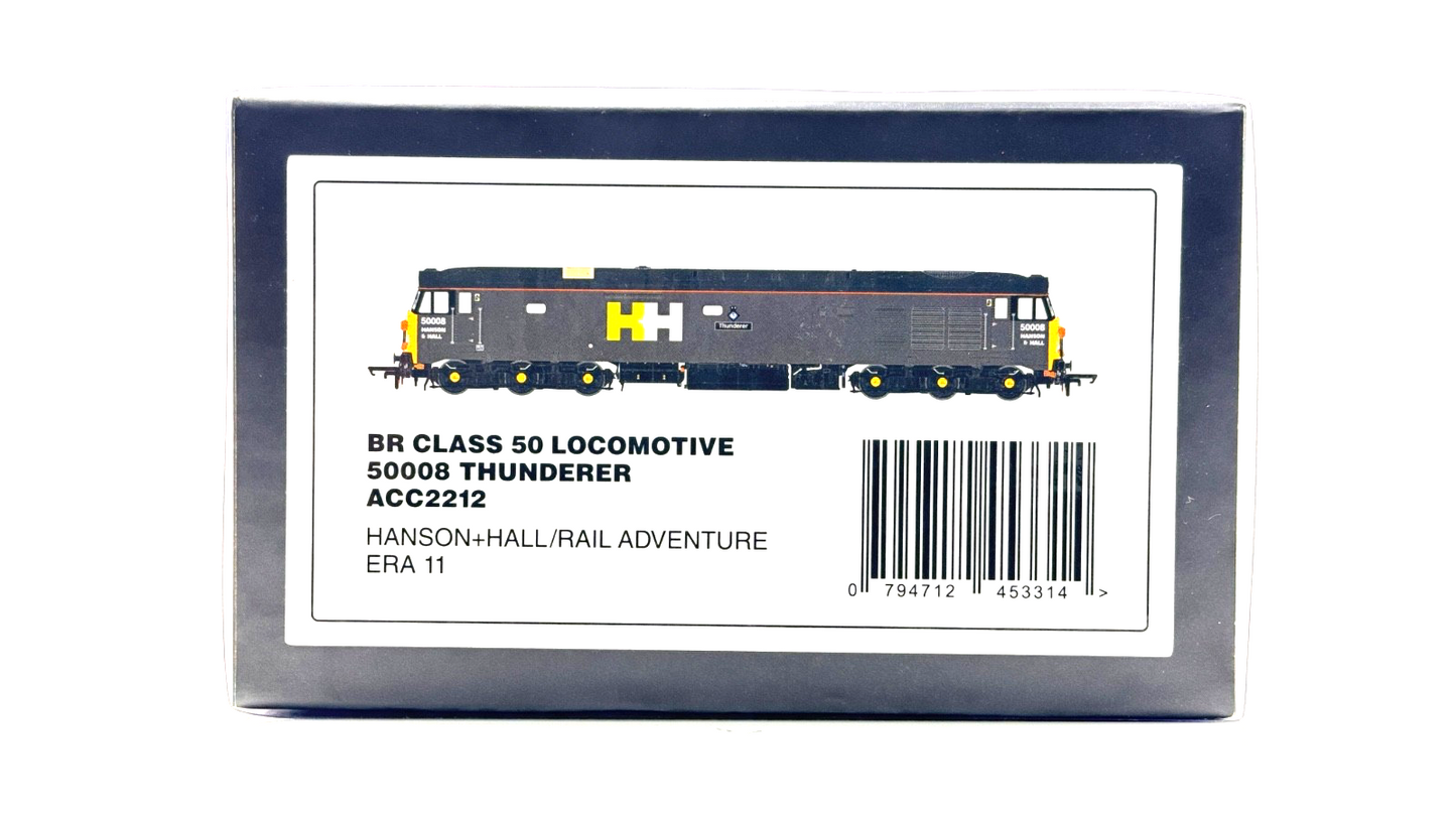 ACCURASCALE 00 GAUGE - ACC2212 - CLASS 50 HANSON + HALL THUNDERER 50008