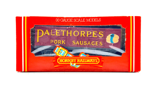 HORNBY 00 GAUGE - R733 - PALETHORPES PORK SAUSAGES 6 WHEEL VAN WAGON - BOXED