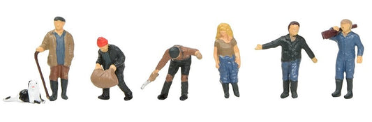 BACHMANN 00 GAUGE SCENECRAFT - 36-412 - MODERN FARMING FIGURES - NEW