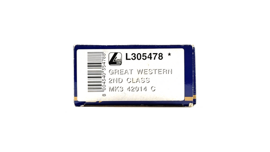 LIMA 00 GAUGE - L305478 - FIRST GREAT WESTERN FAG PACKET LIVERY MK3 42014 BOXED