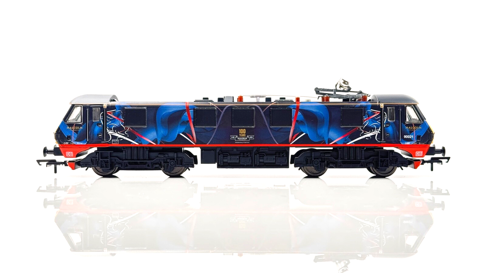 HORNBY 00 GAUGE - R30230 - CLASS 90 ELECTRIC 90021 MALCOLM 100 YEARS - BOXED