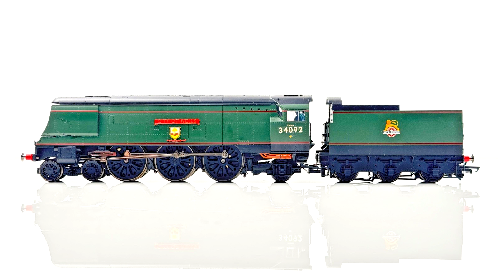 HORNBY 00 GAUGE - R2542 - BR 4-6-2 WEST COUNTRY 34092 CITY OF WELLS - IMPERFECT