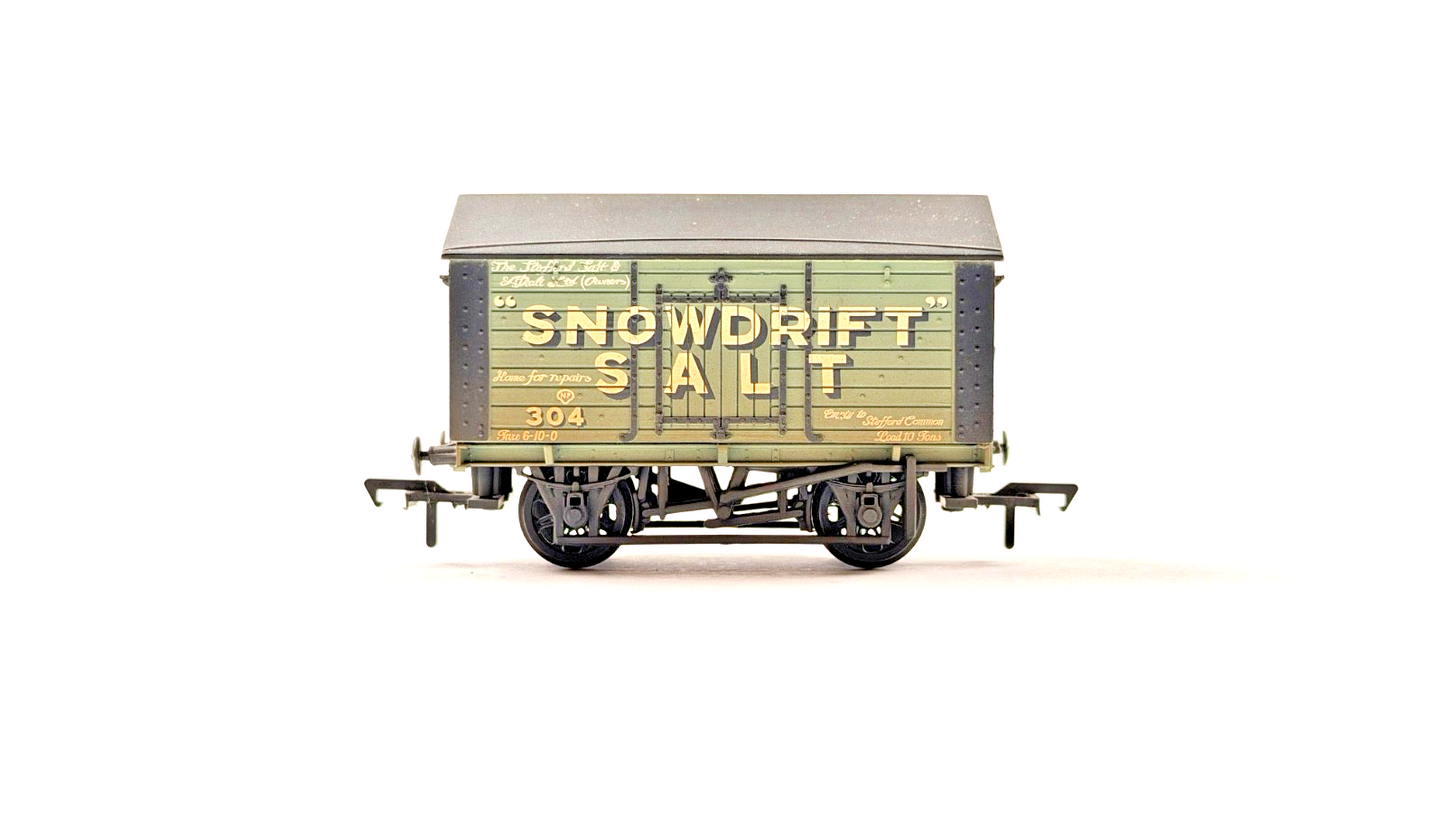 BACHMANN 00 GAUGE - 10T SALT WAGON SNOWDRIFT SALT NO.304 - UNBOXED