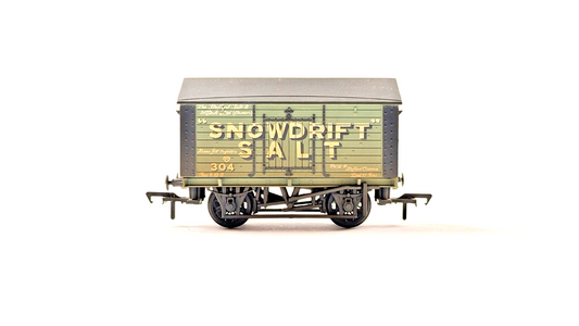 BACHMANN 00 GAUGE - 10T SALT WAGON SNOWDRIFT SALT NO.304 - UNBOXED